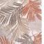 Tropical Cut Pile Palm Leaf Indoor Outdoor Rug in Multi, Gold, Natural and Terracotta Swatch