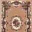Traditional Poly Sandringham Aubusson Floral Pattern Rug Hallway Round in Red, Beige, Black, Green, Grey, and Taupe Swatch