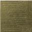 Form Modern Hand Tufted 3D Ridged Geometric Wool Rug in Natural, Blue, Green, Ochre, Pink and Silver Swatch